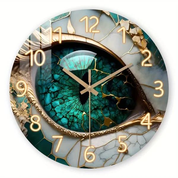 Wall Clock With Eye,